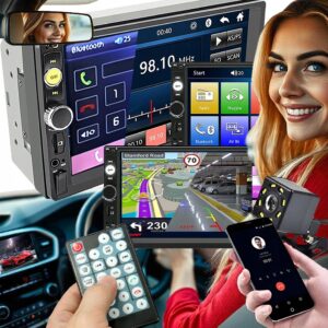 RADIO SAMOCHODOWE BLUETOOTH 2DIN DOTYKOWE NAWIGACJA KAMERKA KAMERA COFANIA